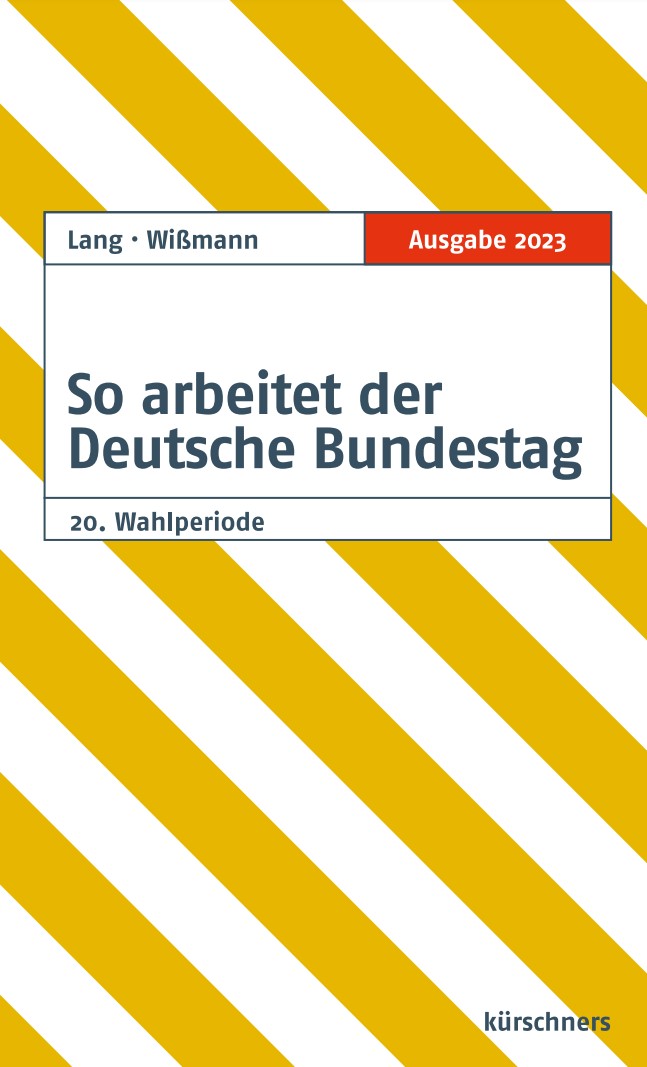 Taschenbuch: So arbeitet der Deutsche Bundestag (20. Wahlperiode)