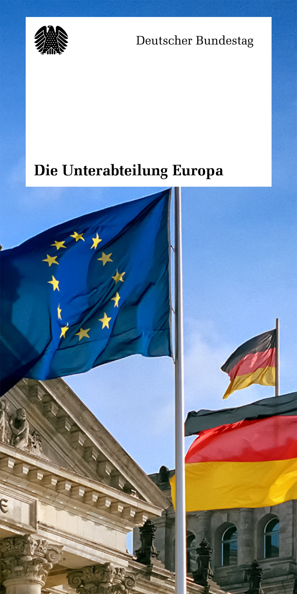 Flyer: Die Unterabteilung Europa