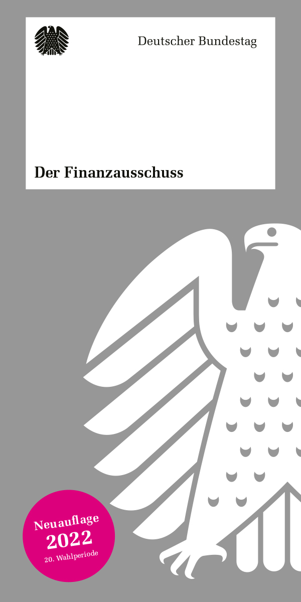Flyer: Der Finanzausschuss