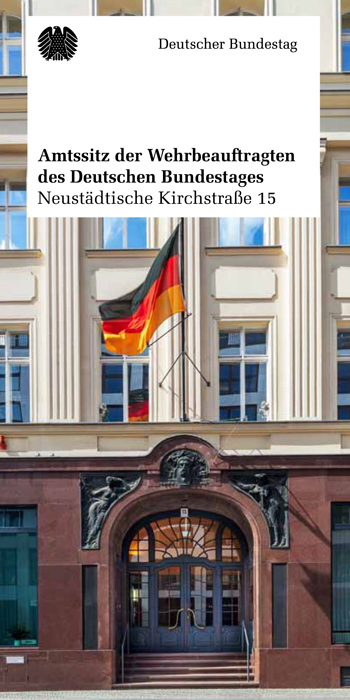 Flyer: Der Amtssitz der Wehrbeauftragten des Deutschen Bundestages