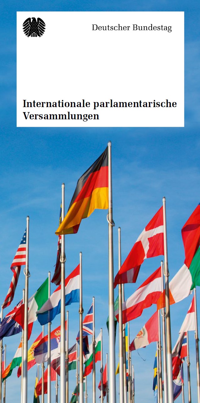 Flyer: Internationale parlamentarische Versammlungen