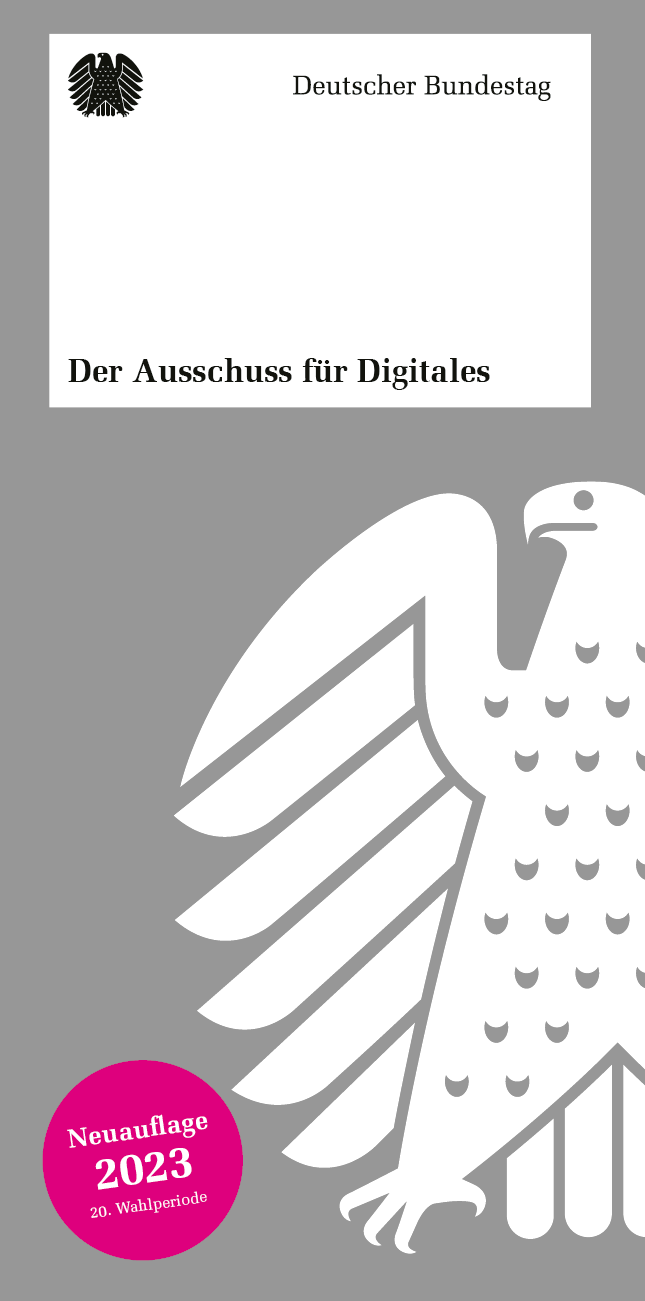 Flyer: Ausschuss für Digitales