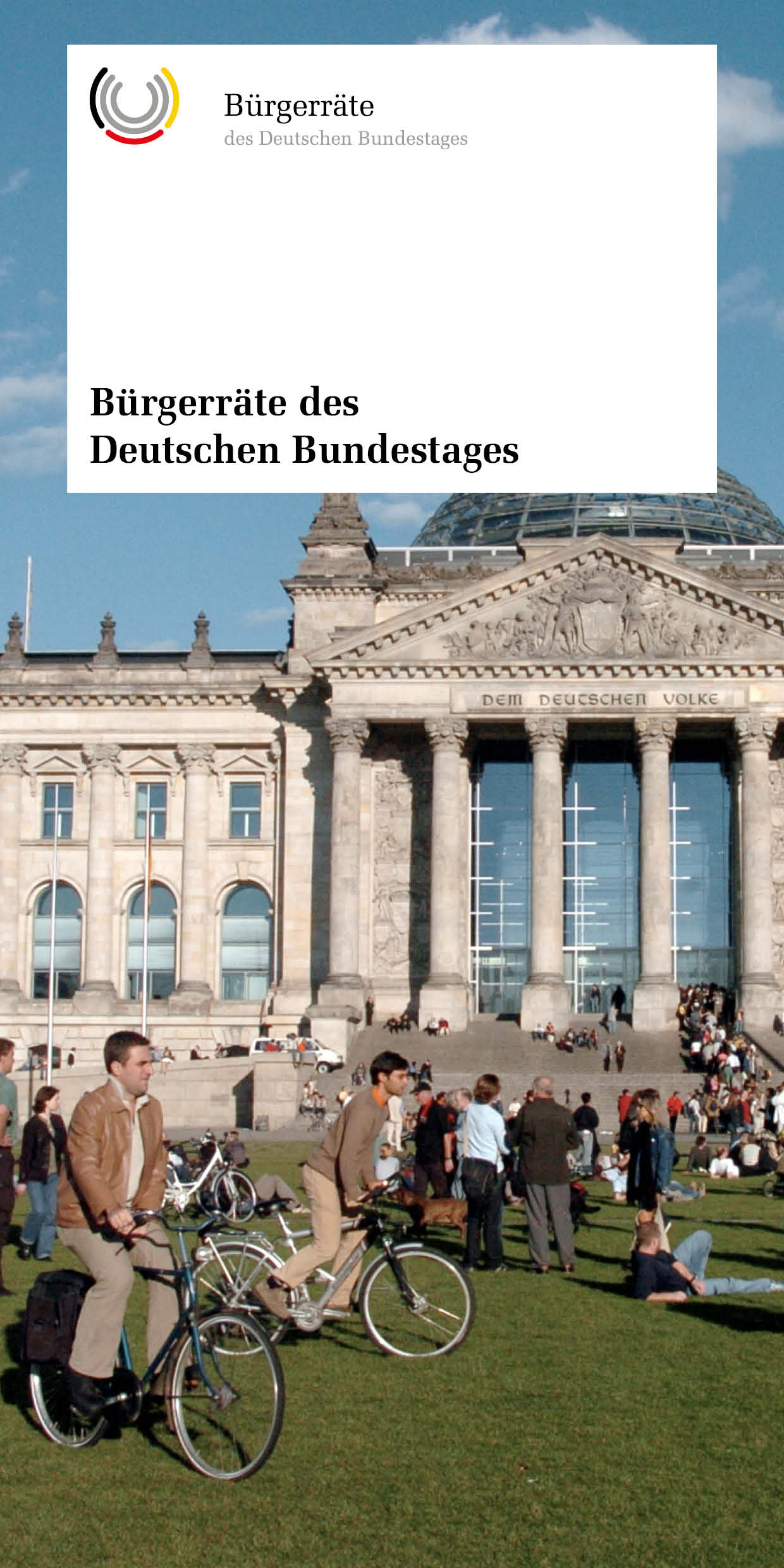 Flyer: Bürgerräte des Deutschen Bundestages 