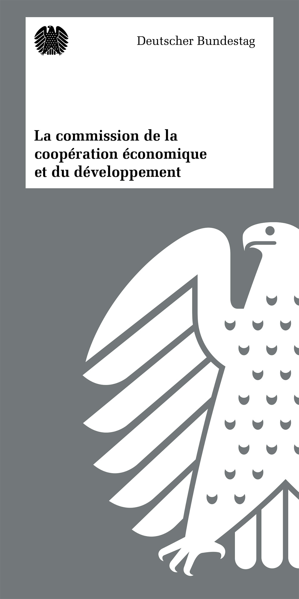 Flyer: Ausschuss für wirtschaftliche Zusammenarbeit & Entwicklung (französisch)