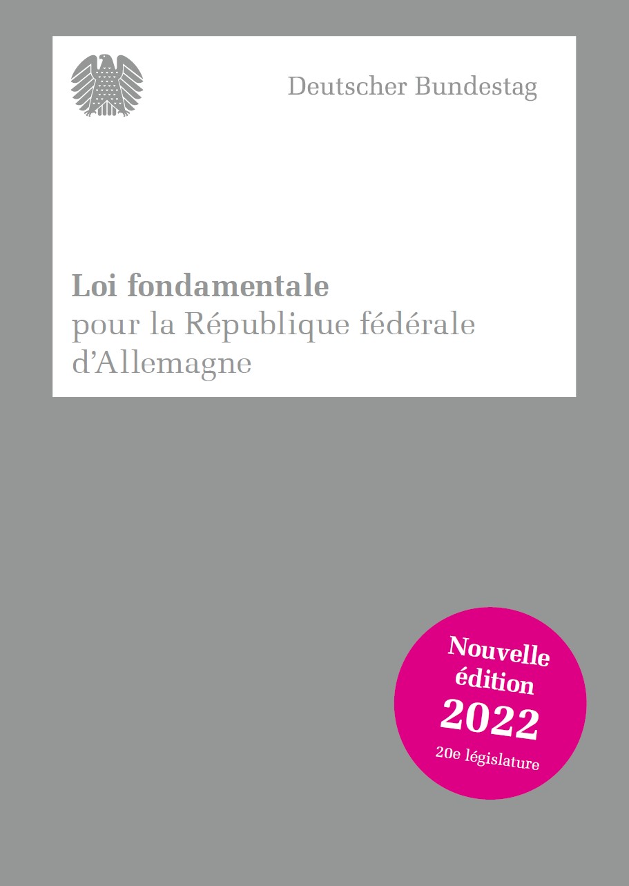 Taschenbuch: Grundgesetz (französisch)