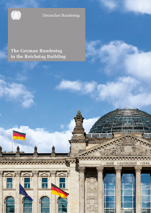 Buch: Der Deutsche Bundestag im Reichstagsgebäude (englisch) Paperback mit Einlegeblatt