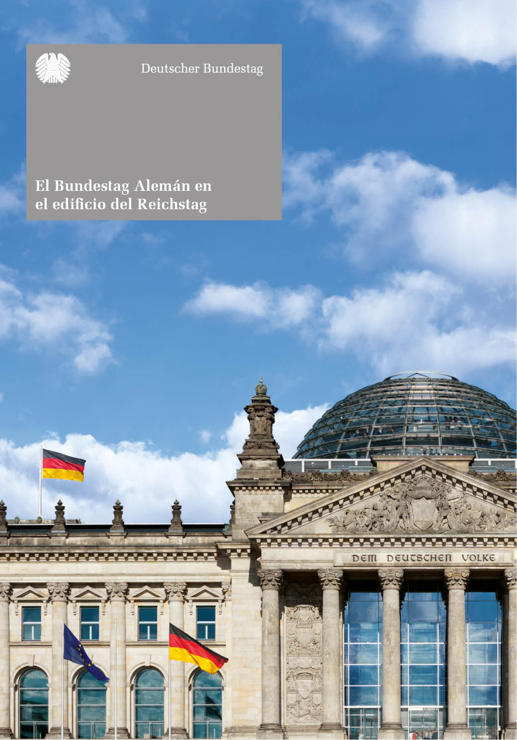Buch: Der Deutsche Bundestag im Reichstagsgebäude (spanisch) Hardcover mit Einlegeblatt